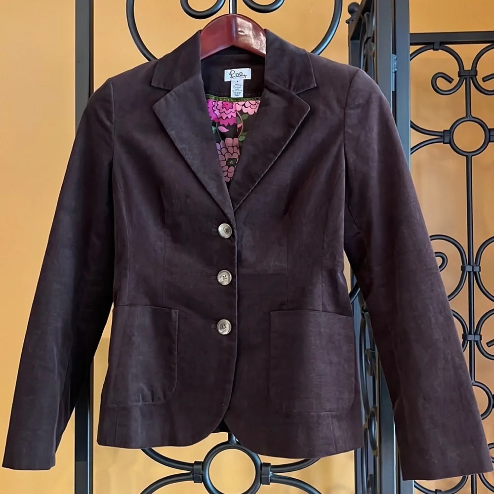 🎉HP🎉 LILY PULITZER Vintage Corduroy Jacket/Blazer - Picture 1 of 11